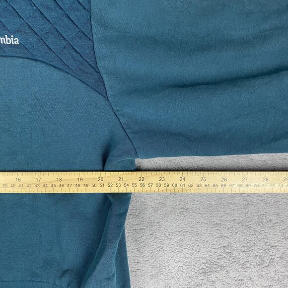 Columbia Hoodie Pullover Mens Large Blue Quilted Hood Outdoor Activewear AM5304 - Picture 15 of 16